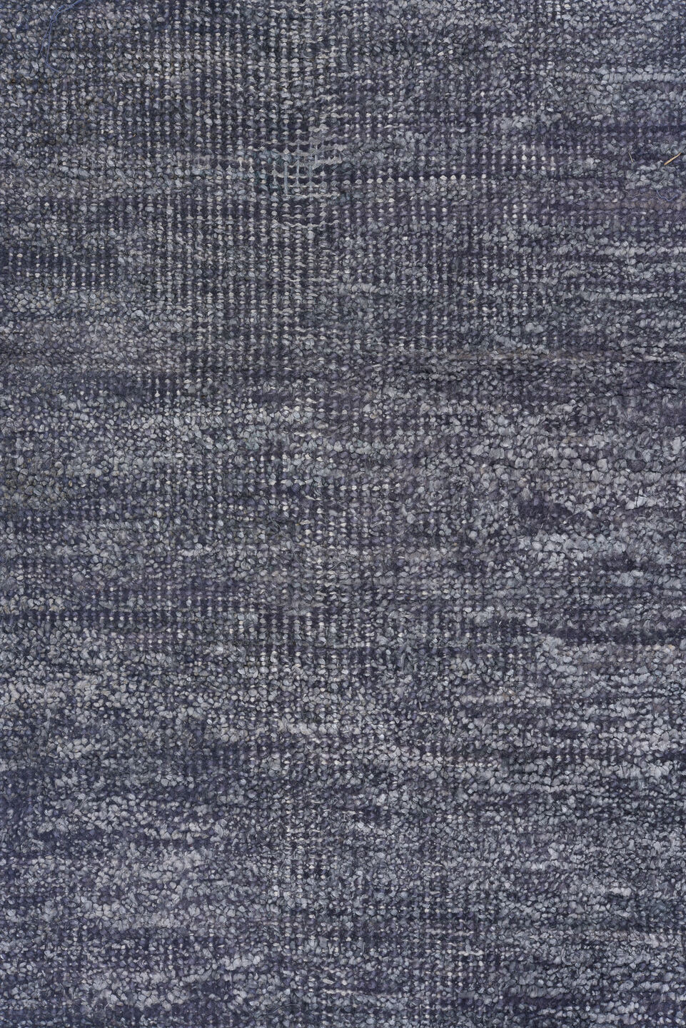 11' x 14' one-of-a-kind handmade vintage Sari Silk oversize rug. Color palette: slate, charcoal, silver, steel, gray, black