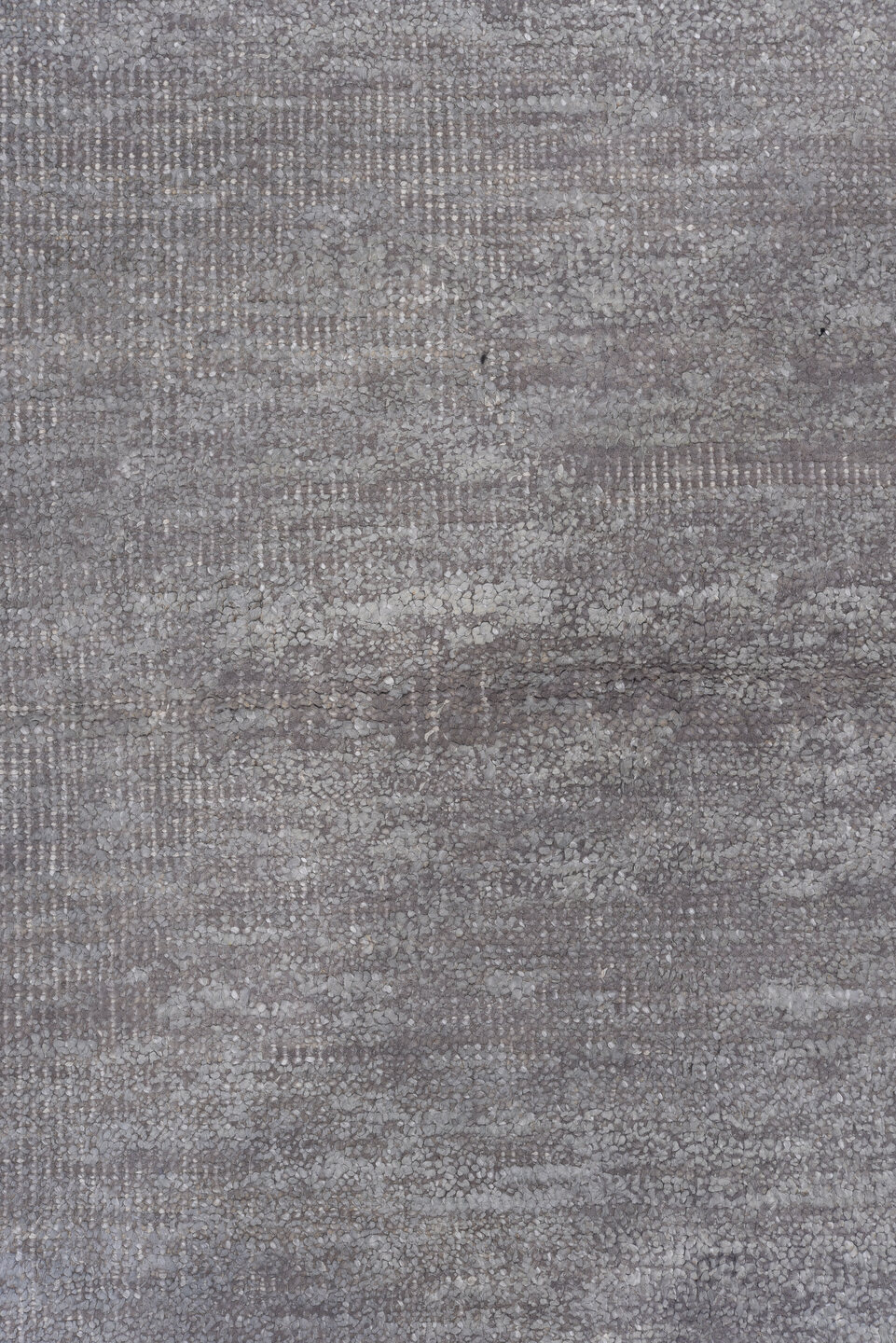 11' x 14' one-of-a-kind handmade vintage Plain oversize rug. Color palette: taupe, gray, greige, ivory, beige