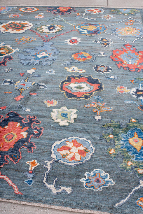 Vintage Oushak Area Rug (8' x 10')