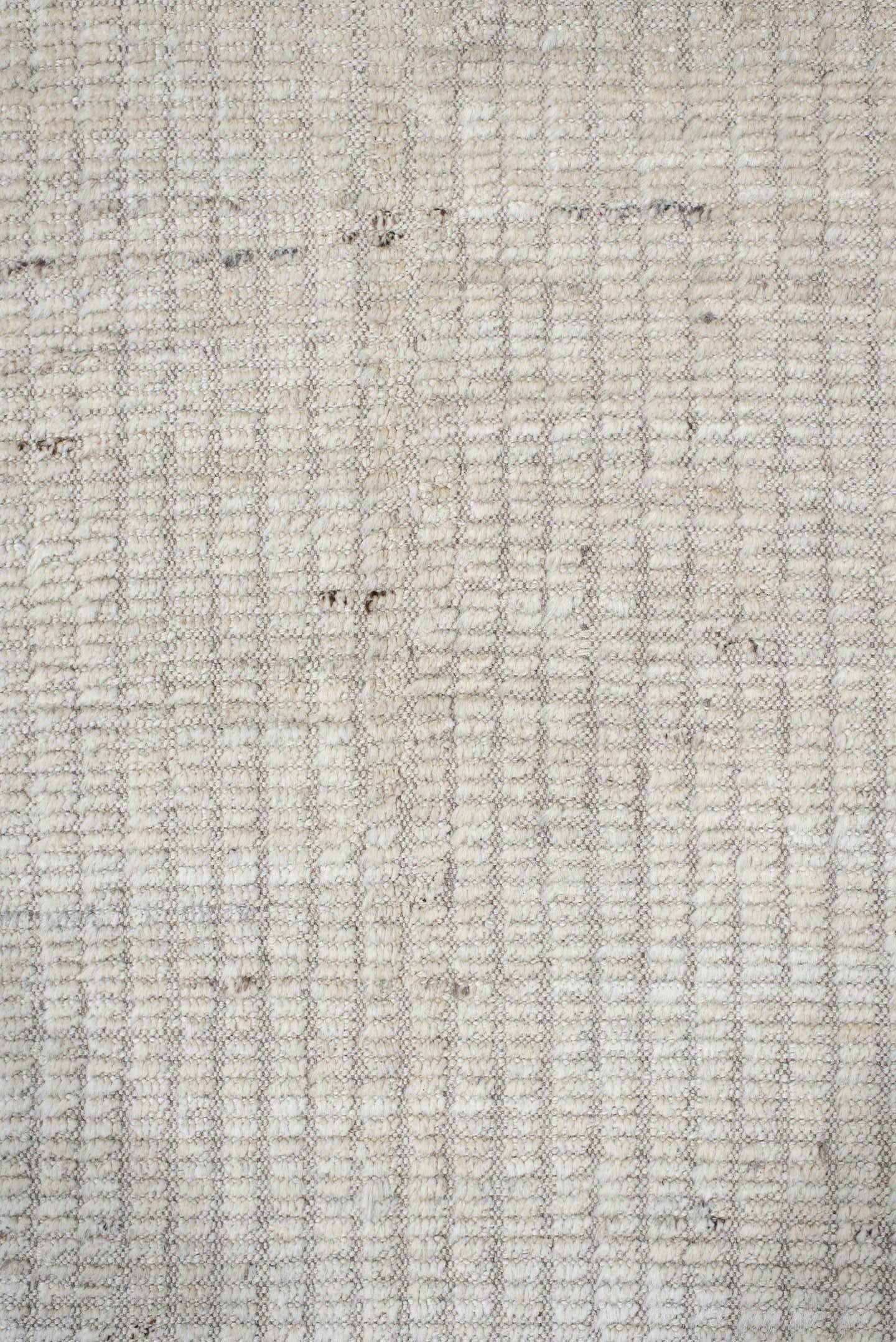 8' x 10' one-of-a-kind handmade vintage Tulu large size rug. Color palette: ivory, cream, taupe, beige, camel, brown, gray