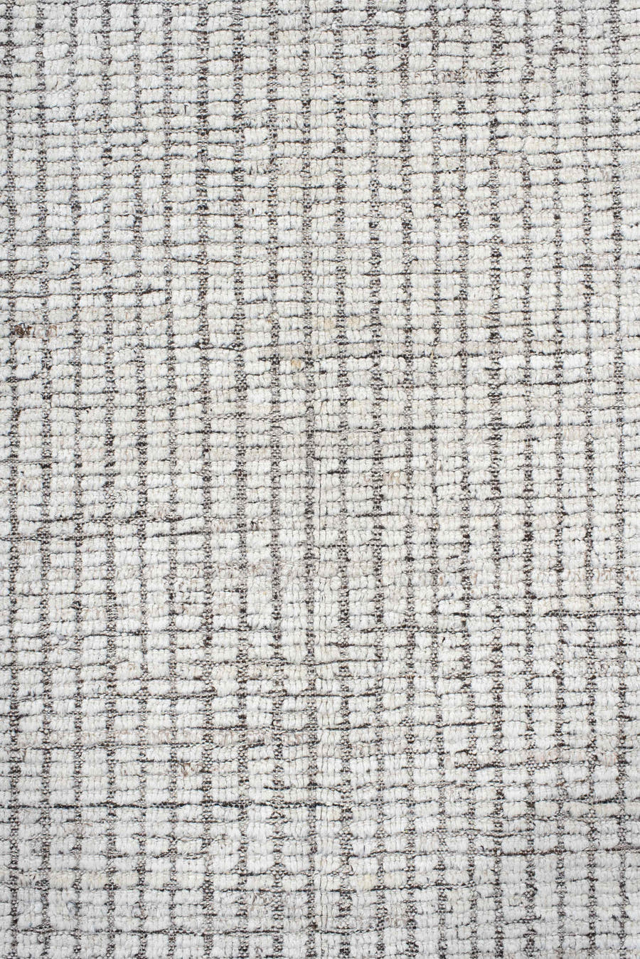 10' x 14' one-of-a-kind handmade vintage Tulu large size rug. Color palette: ivory, charcoal, taupe, cream, gray, black