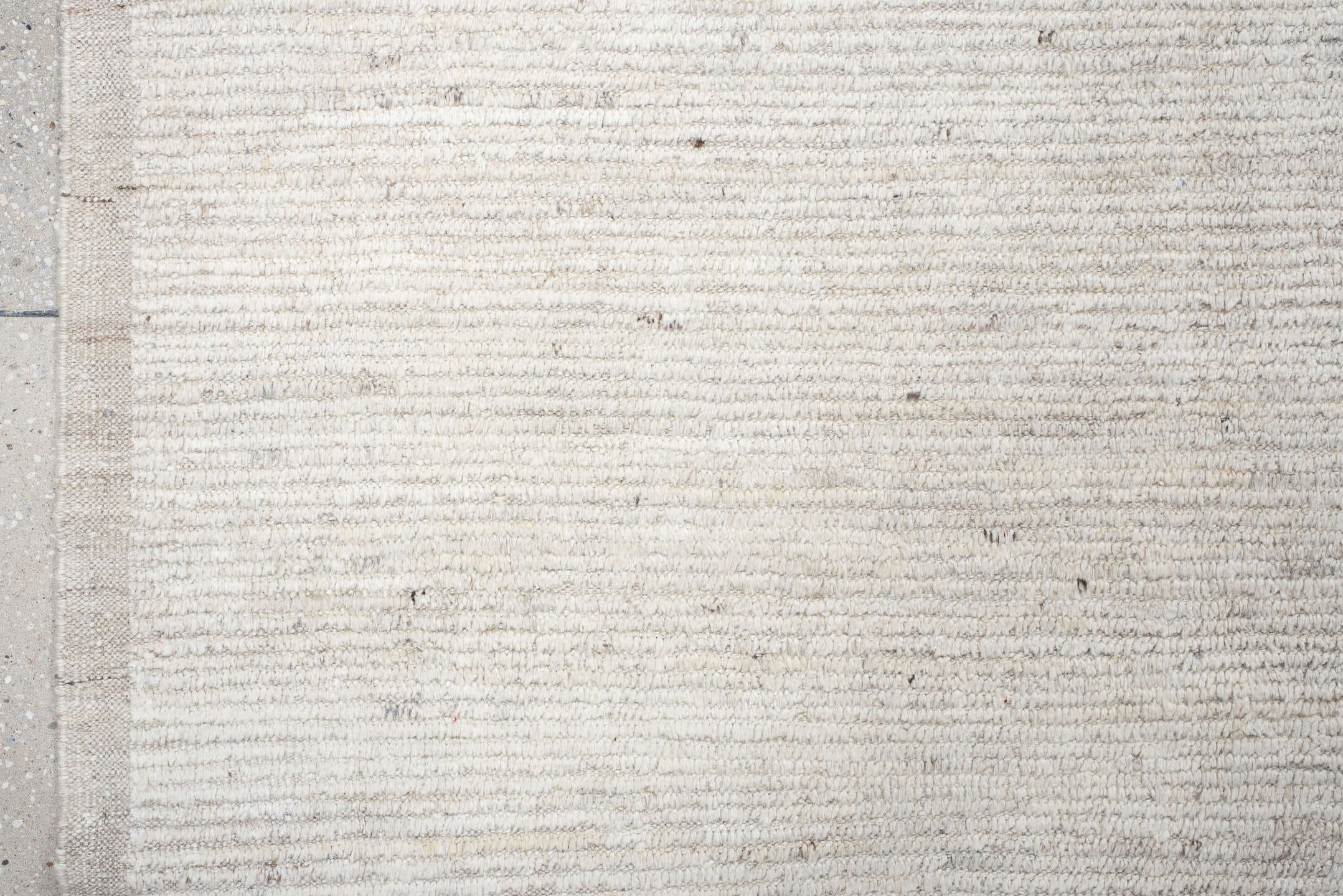 10' x 13' one-of-a-kind handmade vintage Tulu large size rug. Color palette: ivory, cream, beige, taupe, camel, gray