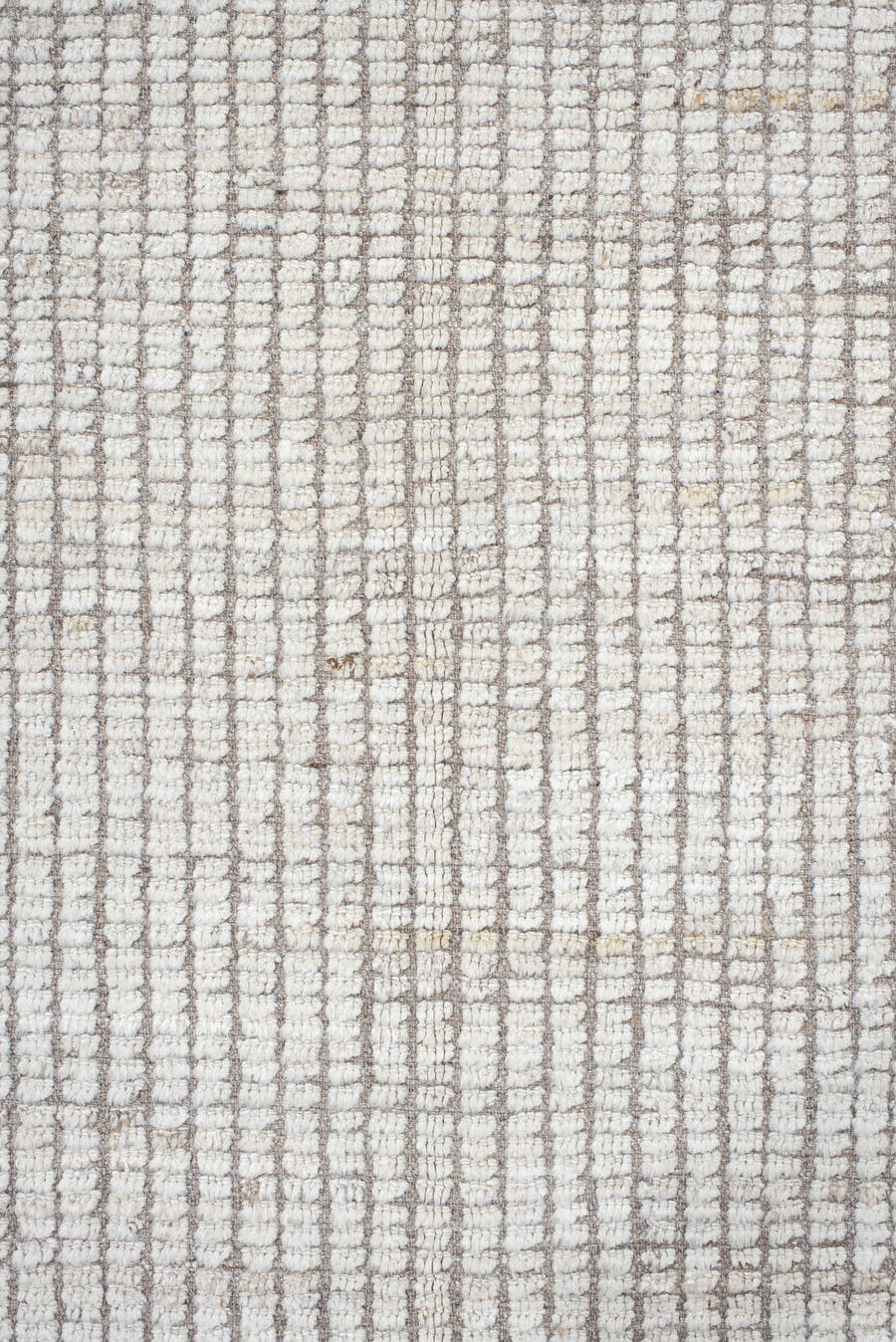 10' x 13' one-of-a-kind handmade vintage Tulu oversize rug. Color palette: ivory, taupe, cream, beige, gray