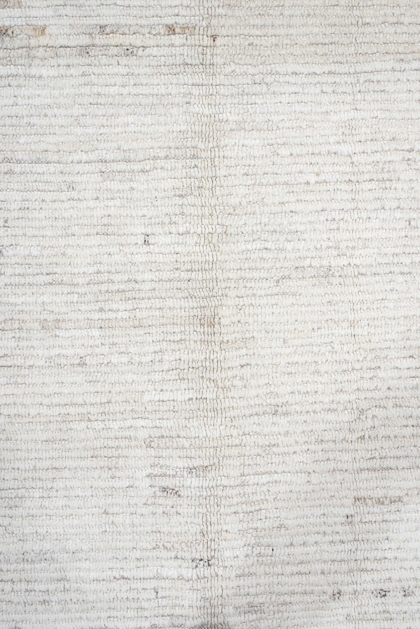 9' x 12' one-of-a-kind handmade vintage Tulu large size rug. Color palette: ivory, cream, taupe, beige, light gray, gray