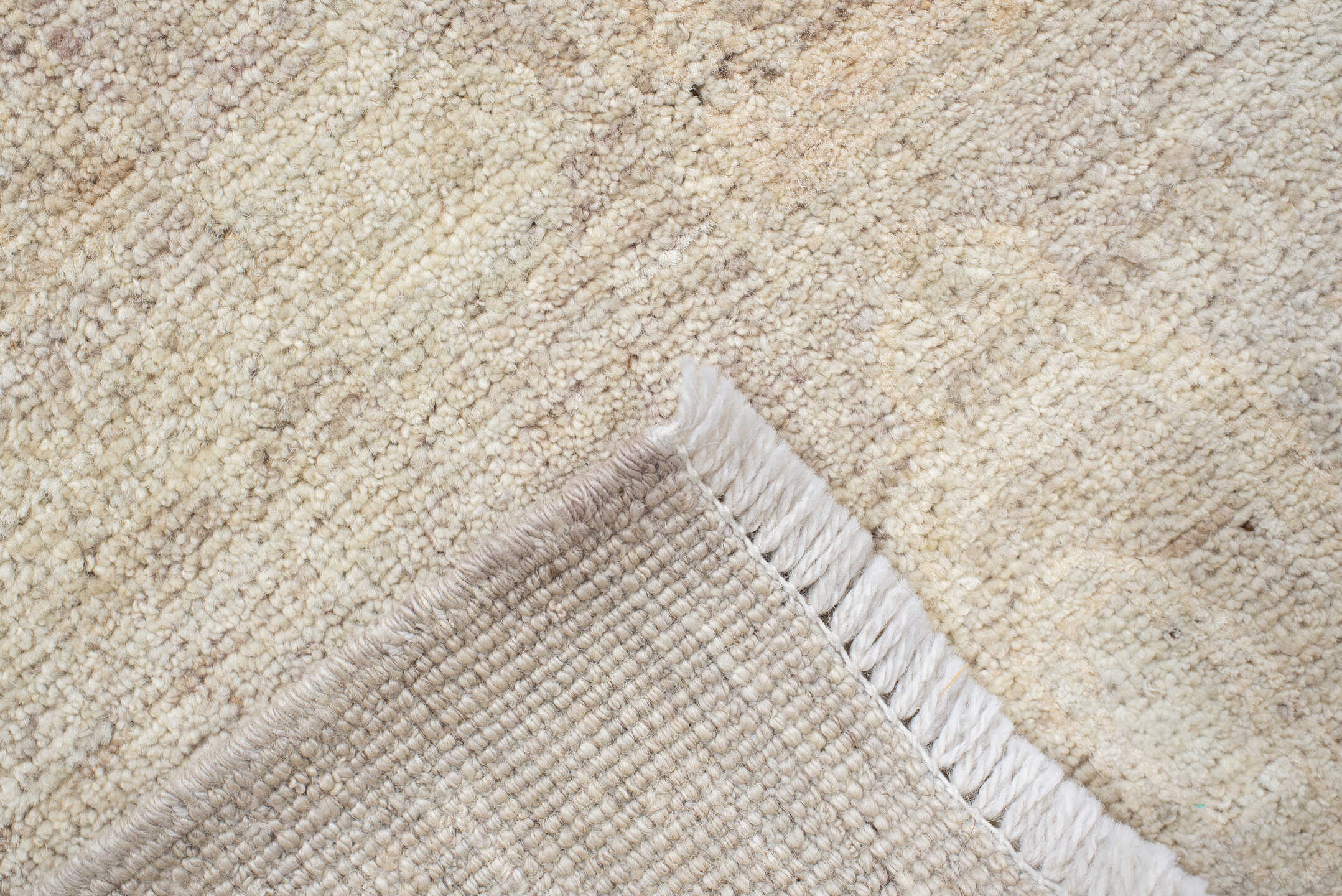 9' x 12' one-of-a-kind handmade vintage Oushak large size rug. Color palette: brown, gray, light gray, off-white, pink