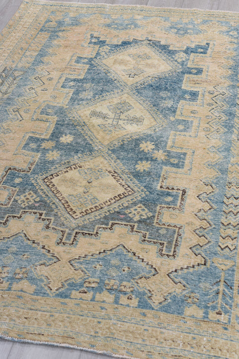 Antique Afshar Area Rug (4' x 6')