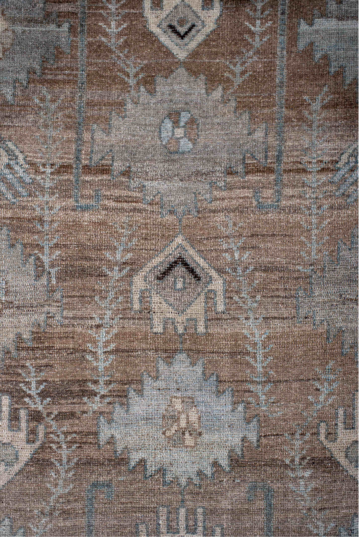 4' x 10' one-of-a-kind handmade vintage Malayer runner rug. Color palette: black, brown, charcoal, dark gray, dim gray, gray