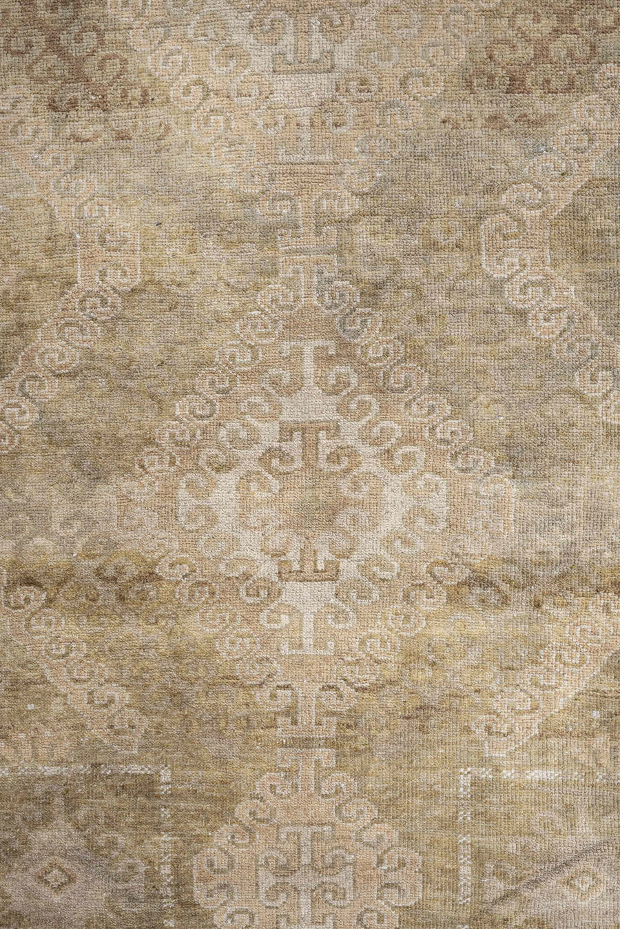 2' x 4' one-of-a-kind handmade antique Belouch small size rug. Color palette: camel, ivory, taupe, beige, sand, light brown