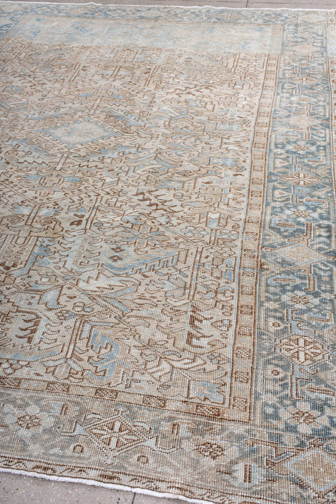 Antique Heriz Area Rug (8' x 10')