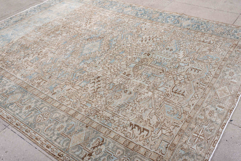Antique Heriz Area Rug (8' x 10')