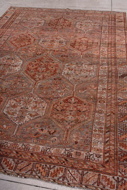 Antique Shiraz Area Rug (6' x 9')