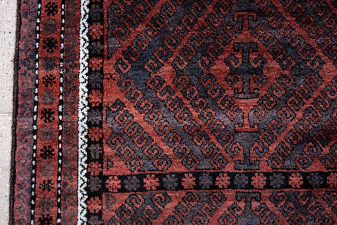 Vintage Belouch Area Rug (4' x 6')