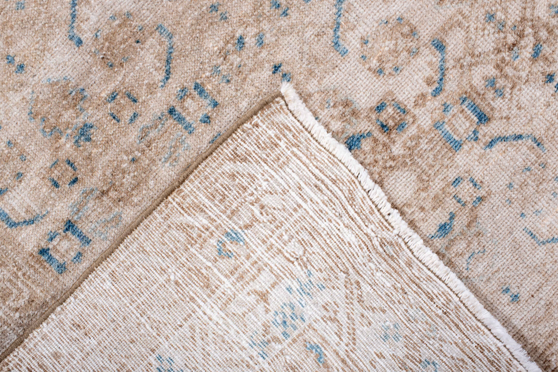 4' x 6' one-of-a-kind handmade antique Hamadan small size rug. Color palette: ivory, beige, sky_blue, taupe, camel