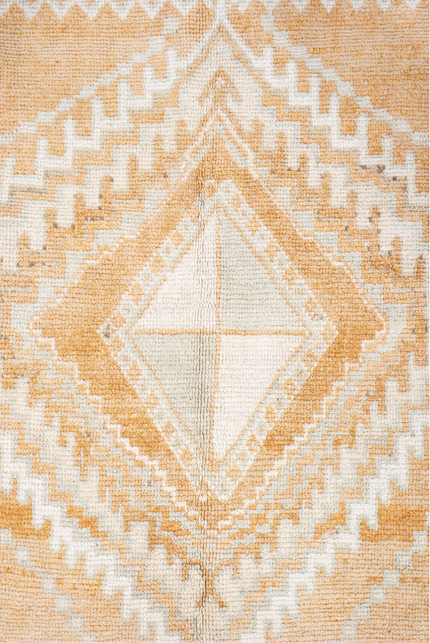 5' x 11' one-of-a-kind handmade vintage Moroccan rug. Color palette: antiquewhite, blanched almond, brown, burlywood, gray