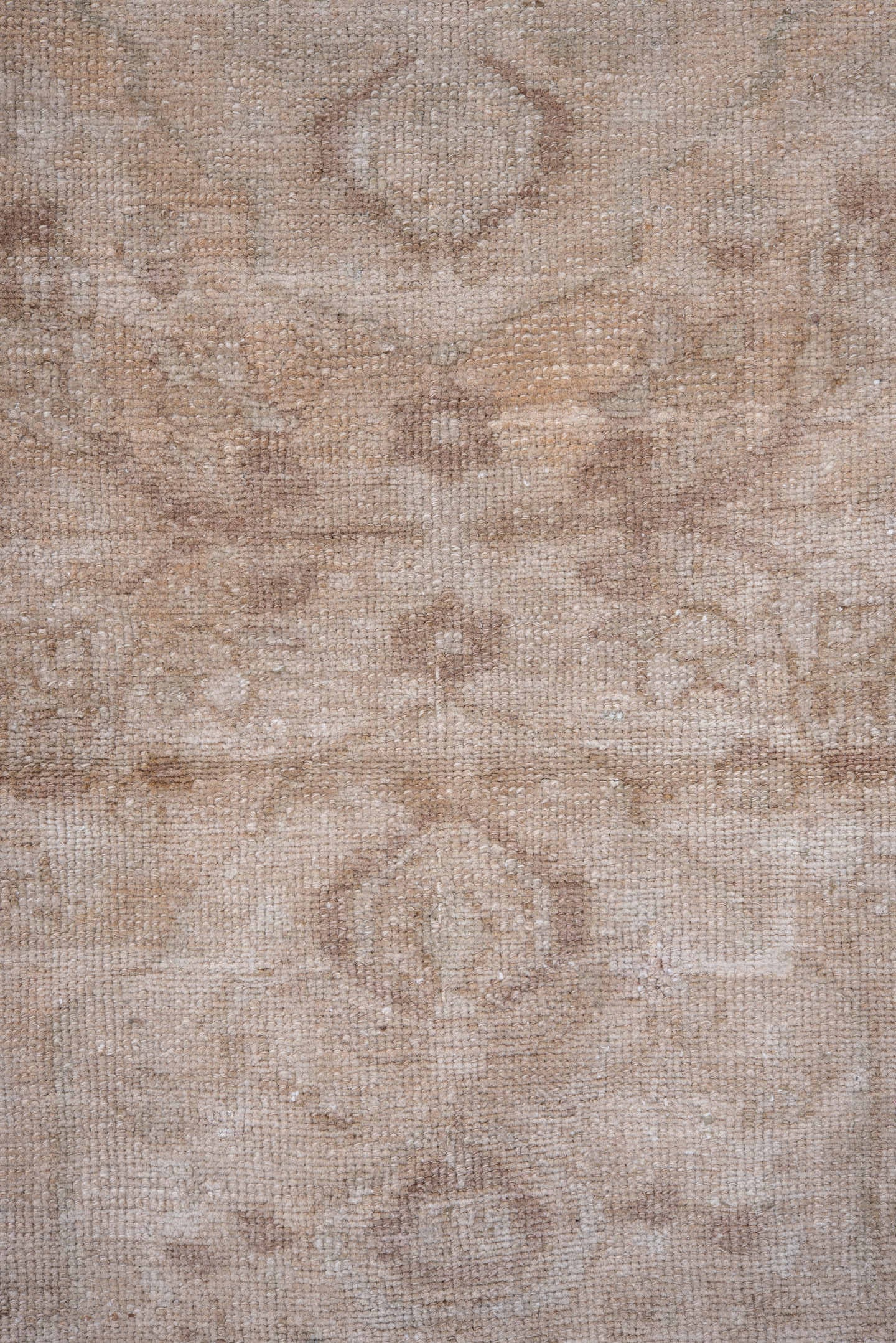 3' x 6' one-of-a-kind handmade vintage Hamadan rug. Color palette: beige, ivory, taupe, camel, sage, blush, gray, green