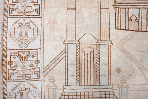 Antique Belouch Area Rug (3' x 6')