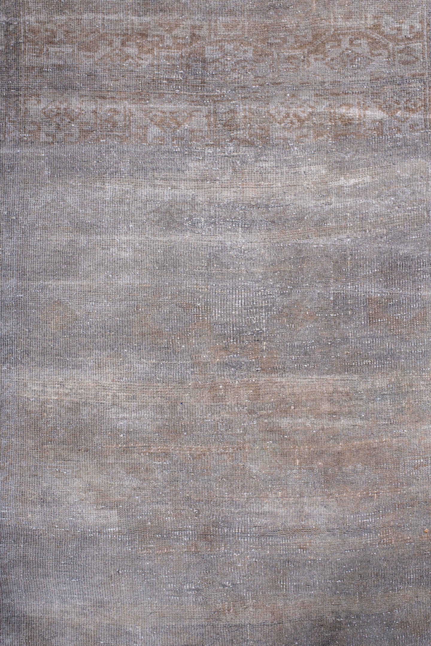 4' x 7' one-of-a-kind handmade antique Belouch rug. Color palette: taupe, gray, ivory, beige, brown