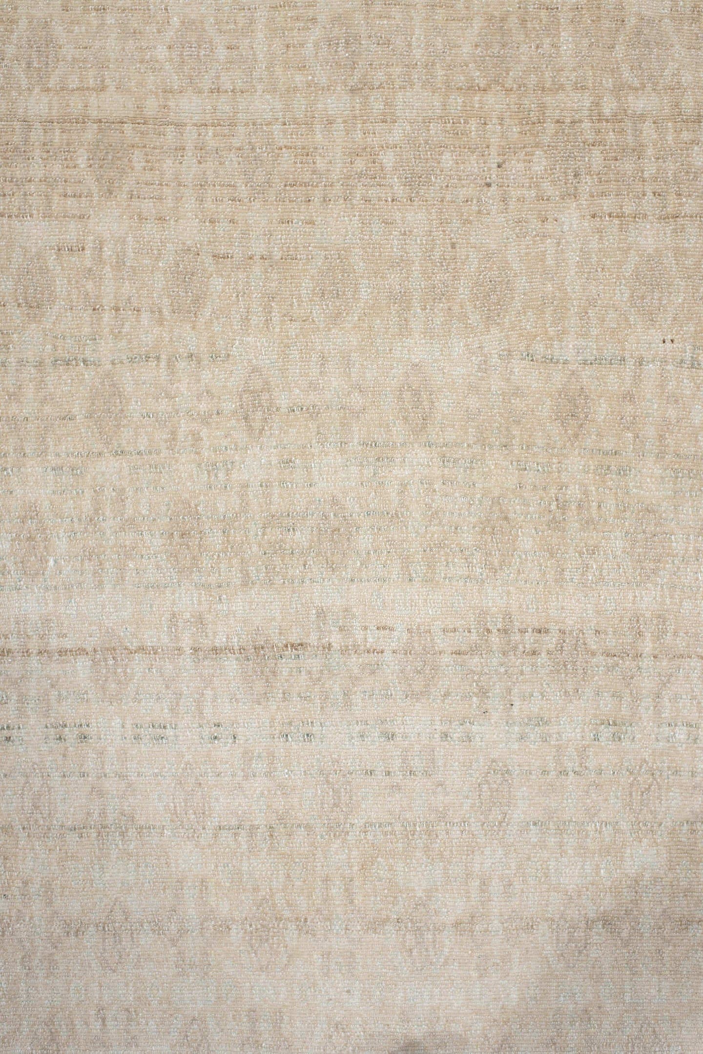 6' x 9' one-of-a-kind handmade vintage Malayer medium size rug. Color palette: ivory, pale blue, cream, beige, taupe