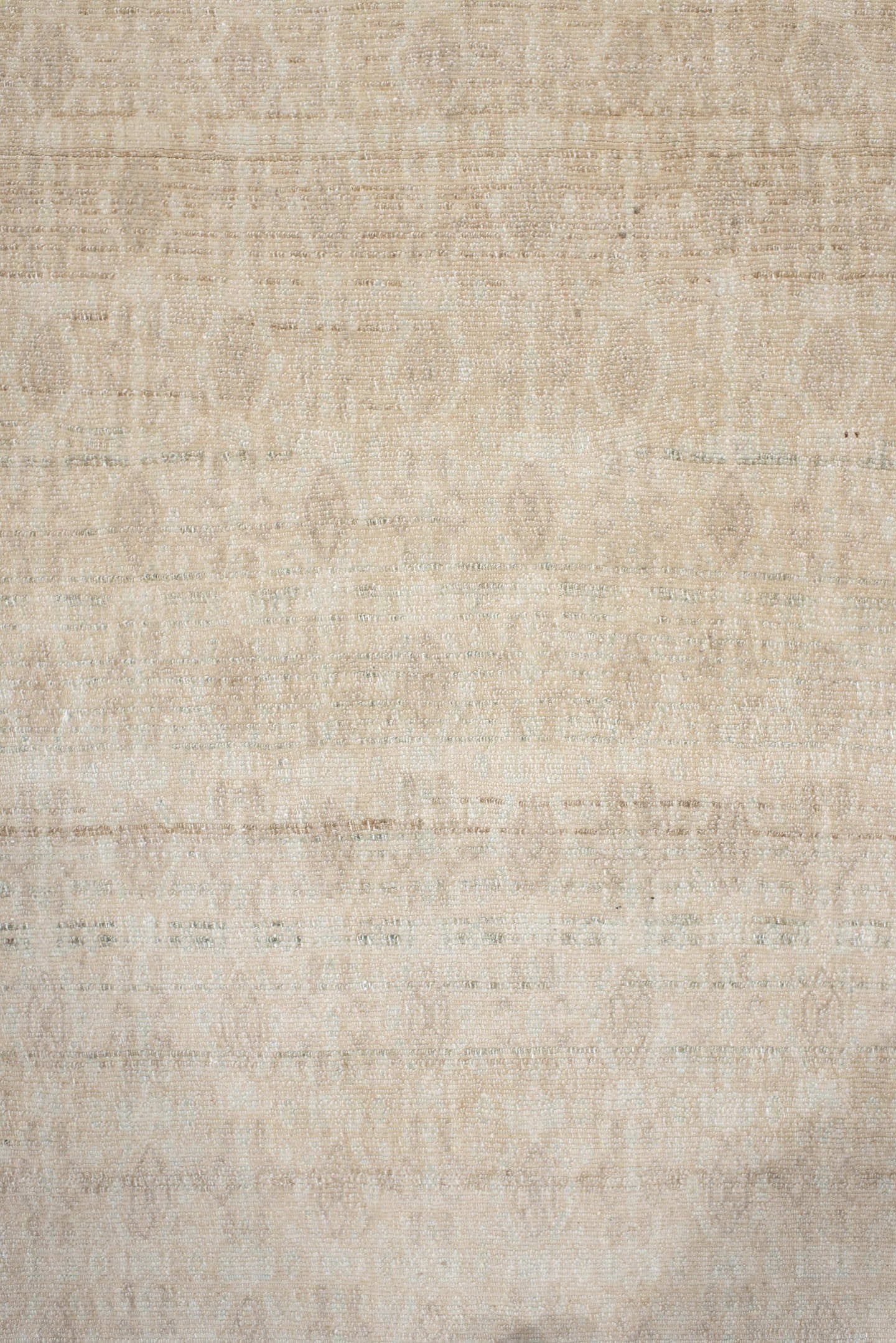 6' x 9' one-of-a-kind handmade vintage Malayer medium size rug. Color palette: ivory, pale blue, cream, beige, taupe