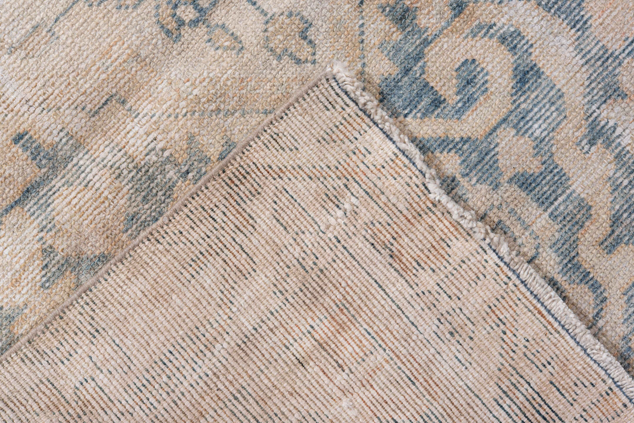 4' x 6' one-of-a-kind handmade antique Hamadan small size rug. Color palette: ivory, pale blue, cream, beige, taupe