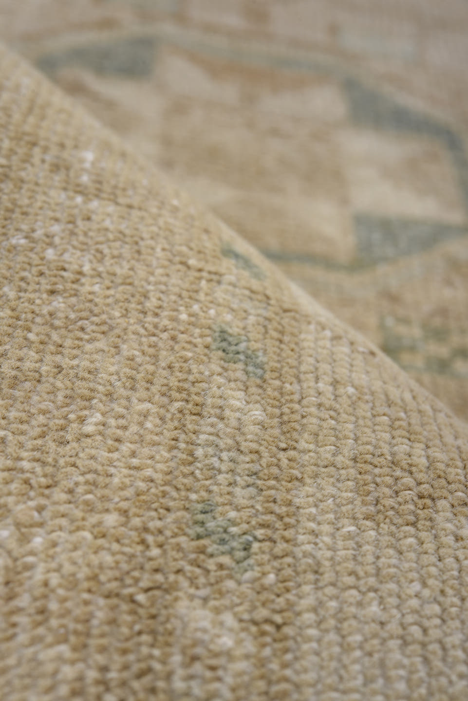 2' x 8' one-of-a-kind handmade vintage Tabriz runner rug. Color palette: beige, ivory, taupe, sage, camel, brown, gray