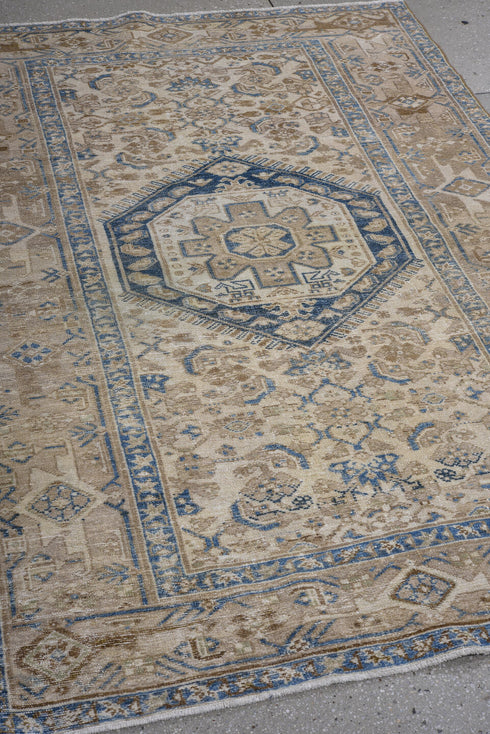 Antique Hamadan Area Rug (4' x 6')