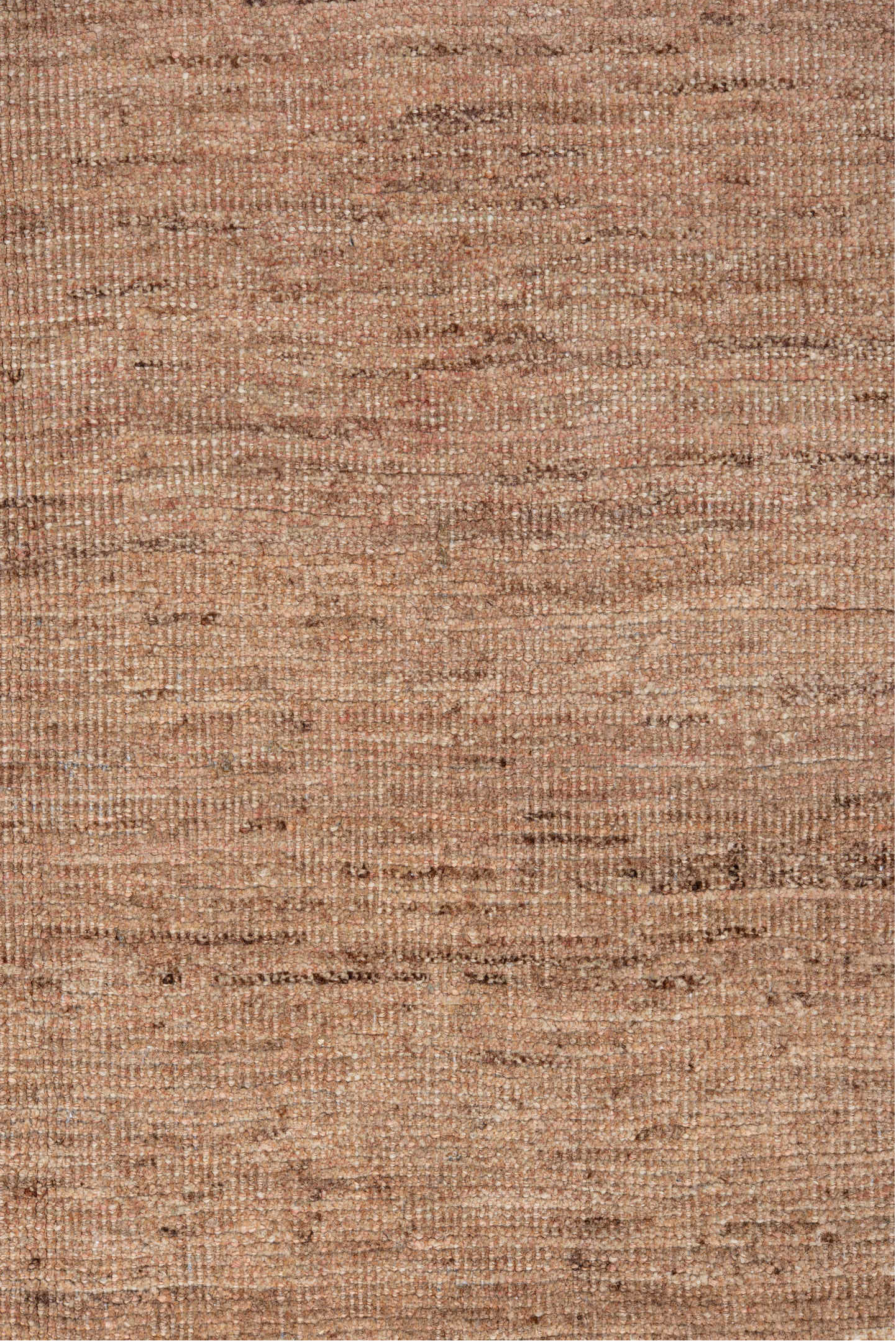6' x 7' one-of-a-kind handmade vintage Gabbe rug. Color palette: taupe, rose, ivory, brown, camel, blush, beige, gray, pink