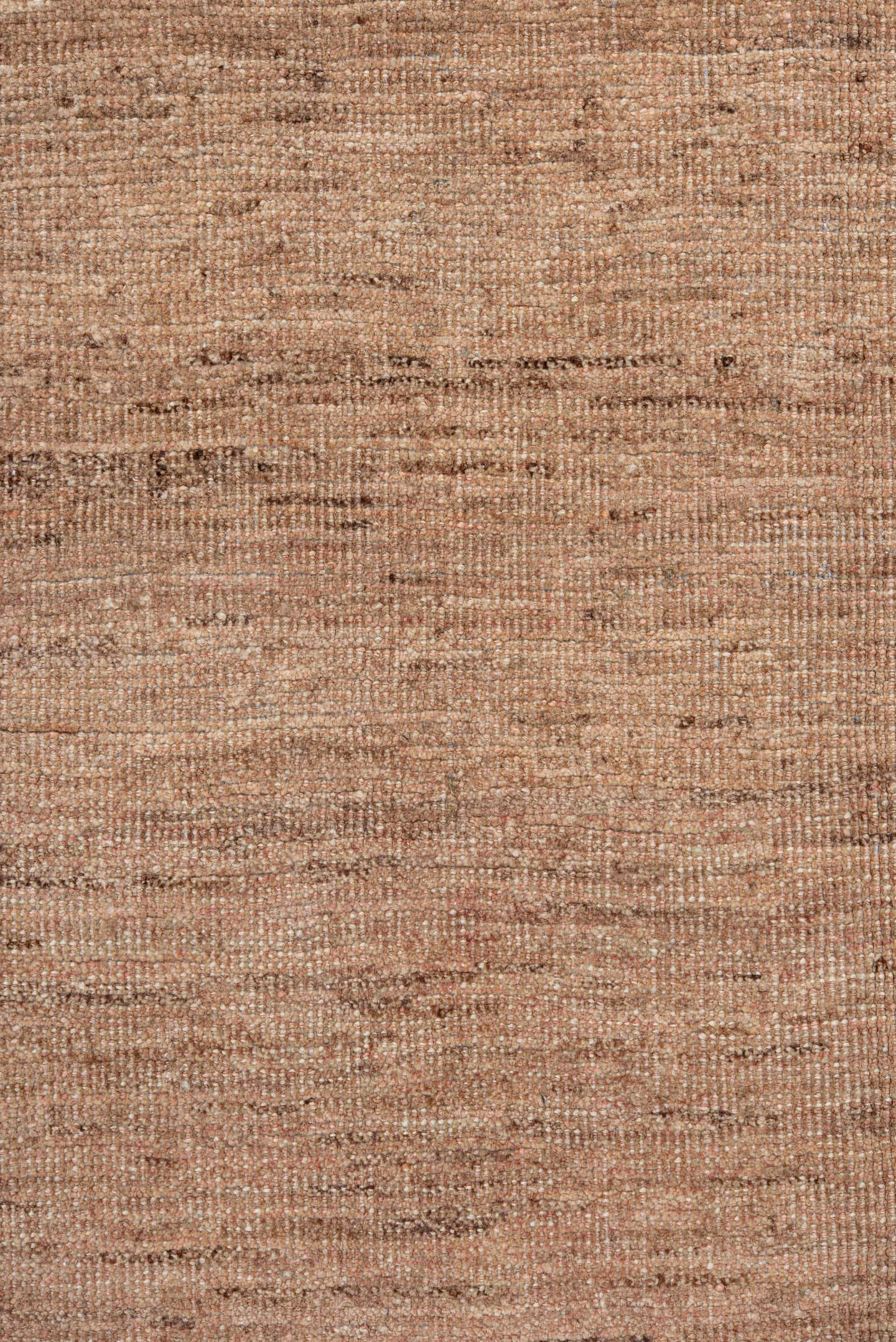 6' x 7' one-of-a-kind handmade vintage Gabbe rug. Color palette: taupe, rose, ivory, brown, camel, blush, beige, gray, pink