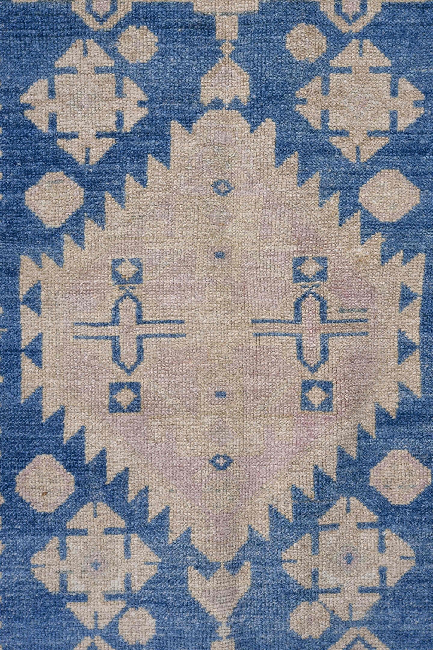 4' x 7' one-of-a-kind handmade antique Hamadan rug. Color palette: ivory, sky blue, denim, beige, taupe, light blue, blue