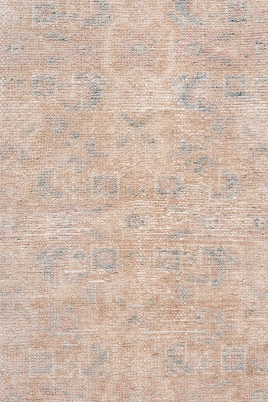 2' x 9' one-of-a-kind handmade antique Malayer runner rug. Color palette: blush, ivory, pale blue, cream, taupe, pink