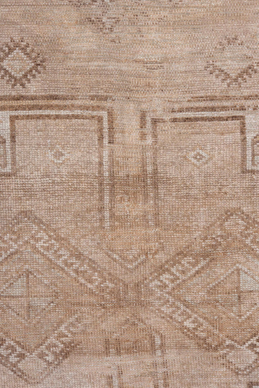 4' x 6' one-of-a-kind handmade vintage Malayer rug. Color palette: ivory, beige, taupe, camel, sand, gray