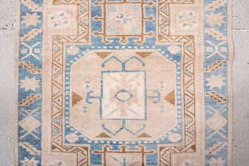 Antique Heriz Runner Rug (2' x 10')