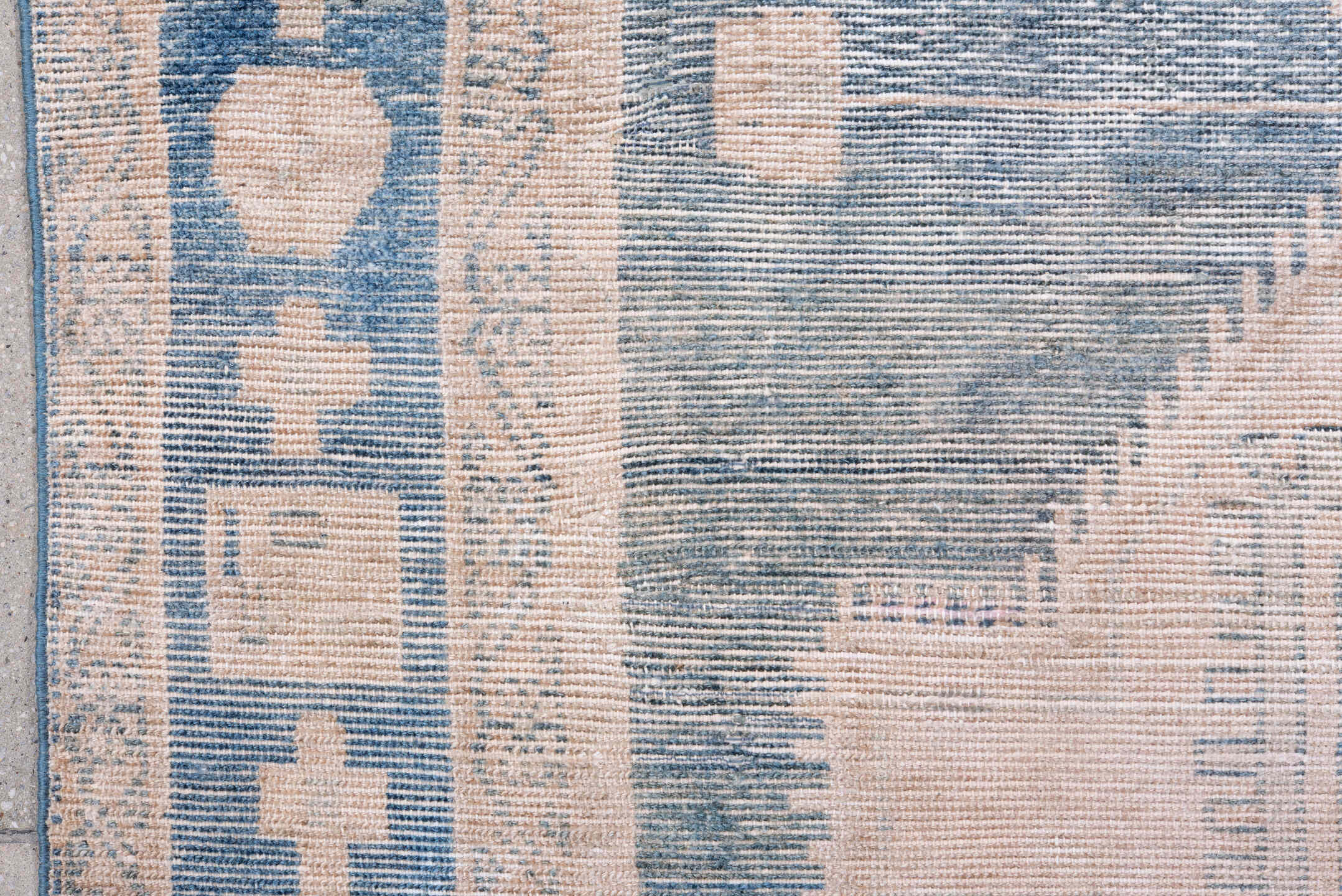 4' x 6' one-of-a-kind handmade antique Malayer small size rug. Color palette: ivory, blue, beige, slate, cream, gray