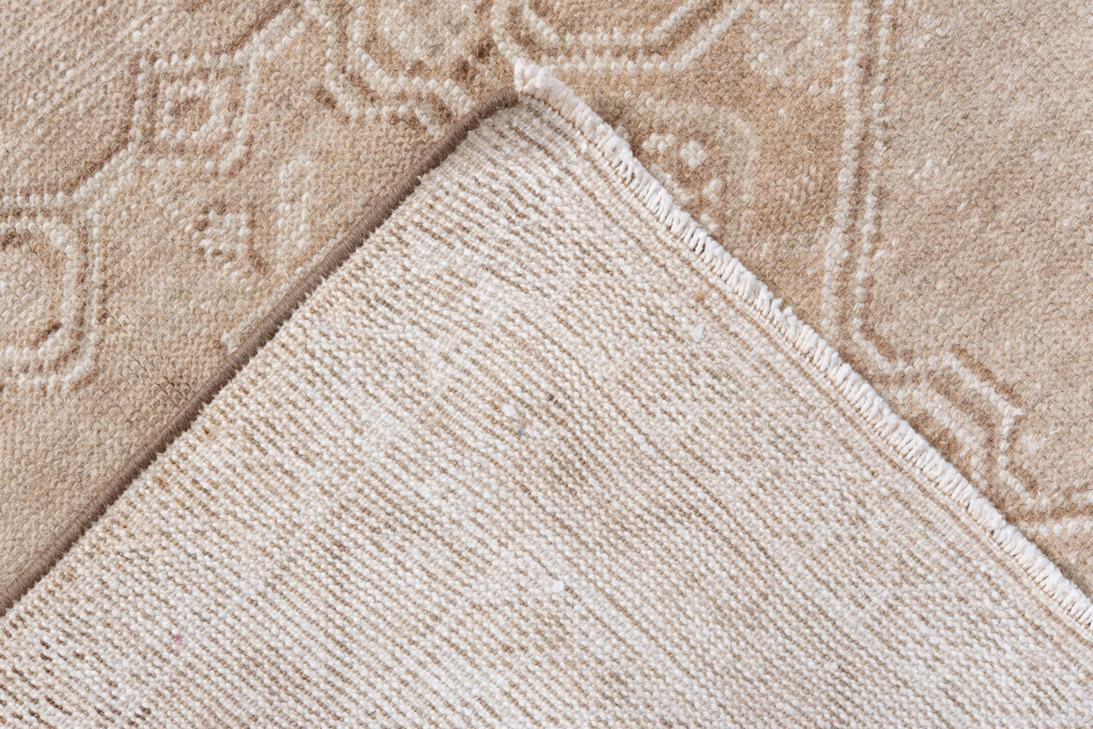 4' x 7' one-of-a-kind handmade vintage Hamadan rug. Color palette: brown, dark gray, gray, light gray, linen, off-white