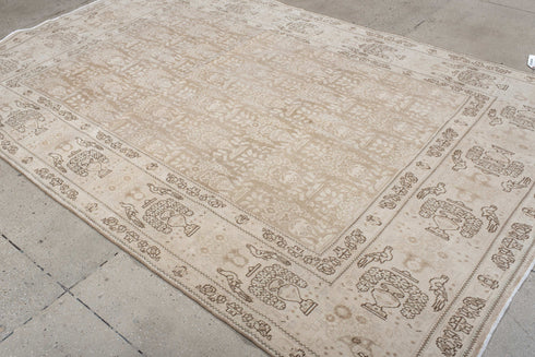 Antique Tabriz Area Rug (6' x 9')