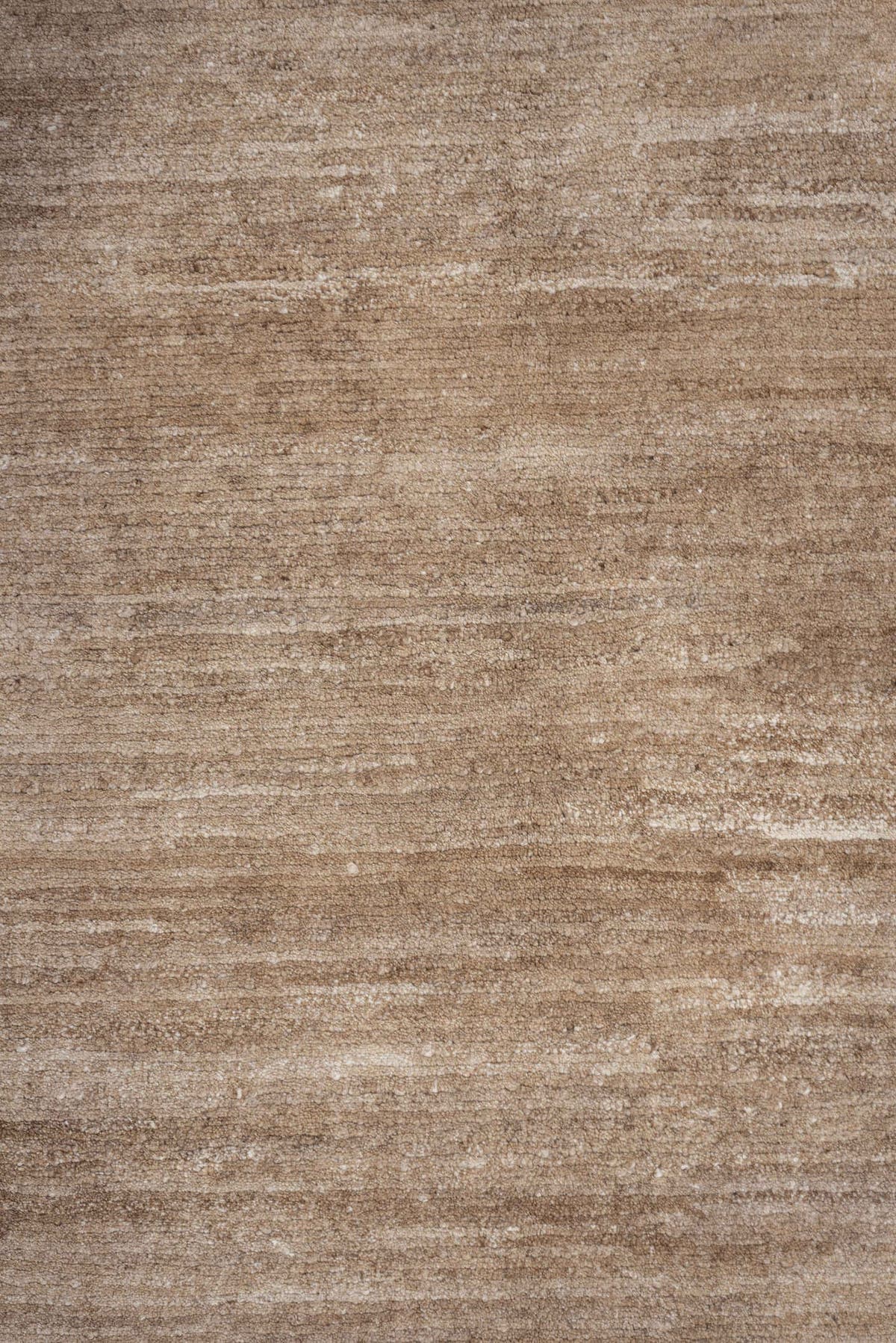 8' x 10' one-of-a-kind handmade vintage Tibetan large size rug. Color palette: camel, ivory, taupe, beige, gray