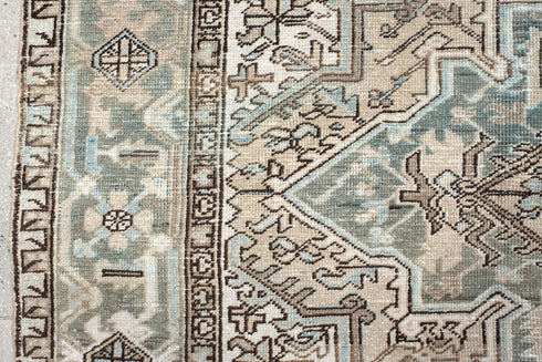 Antique Heriz Area Rug (7' x 8')