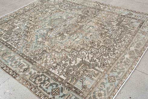 Antique Heriz Area Rug (7' x 8')