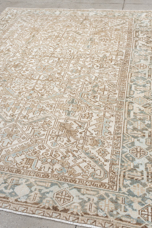 Antique Heriz Area Rug (7' x 9')
