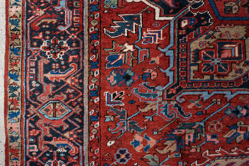 Antique Heriz Area Rug (8' x 11')
