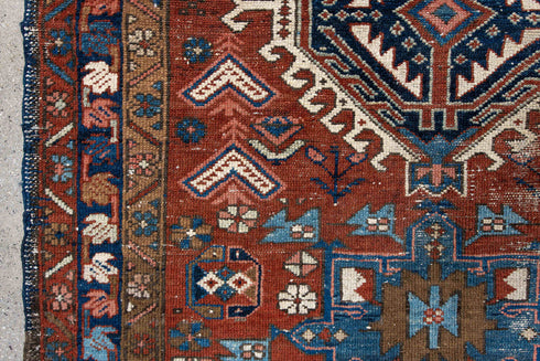 Antique Karaje Area Rug (3' x 4')