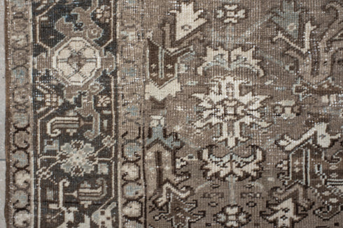 Antique Heriz Area Rug (7' x 7')