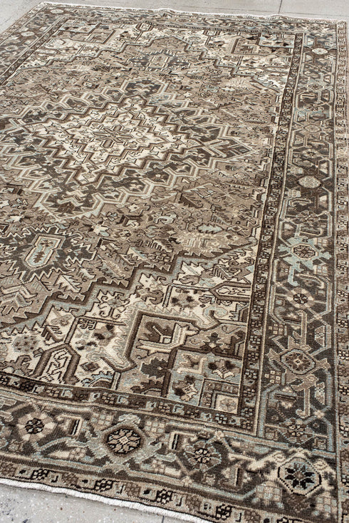 Antique Heriz Area Rug (7' x 11')