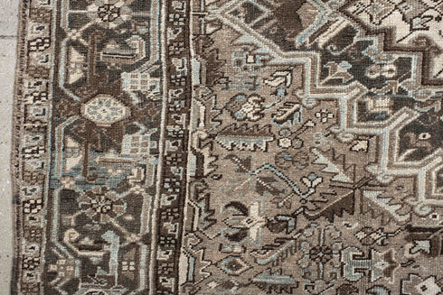 Antique Heriz Area Rug (7' x 11')