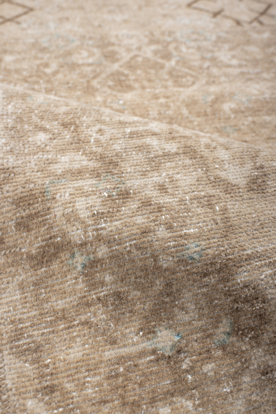 2' x 8' one-of-a-kind handmade antique Malayer runner rug. Color palette: camel, ivory, taupe, brown, pale blue, beige, gray