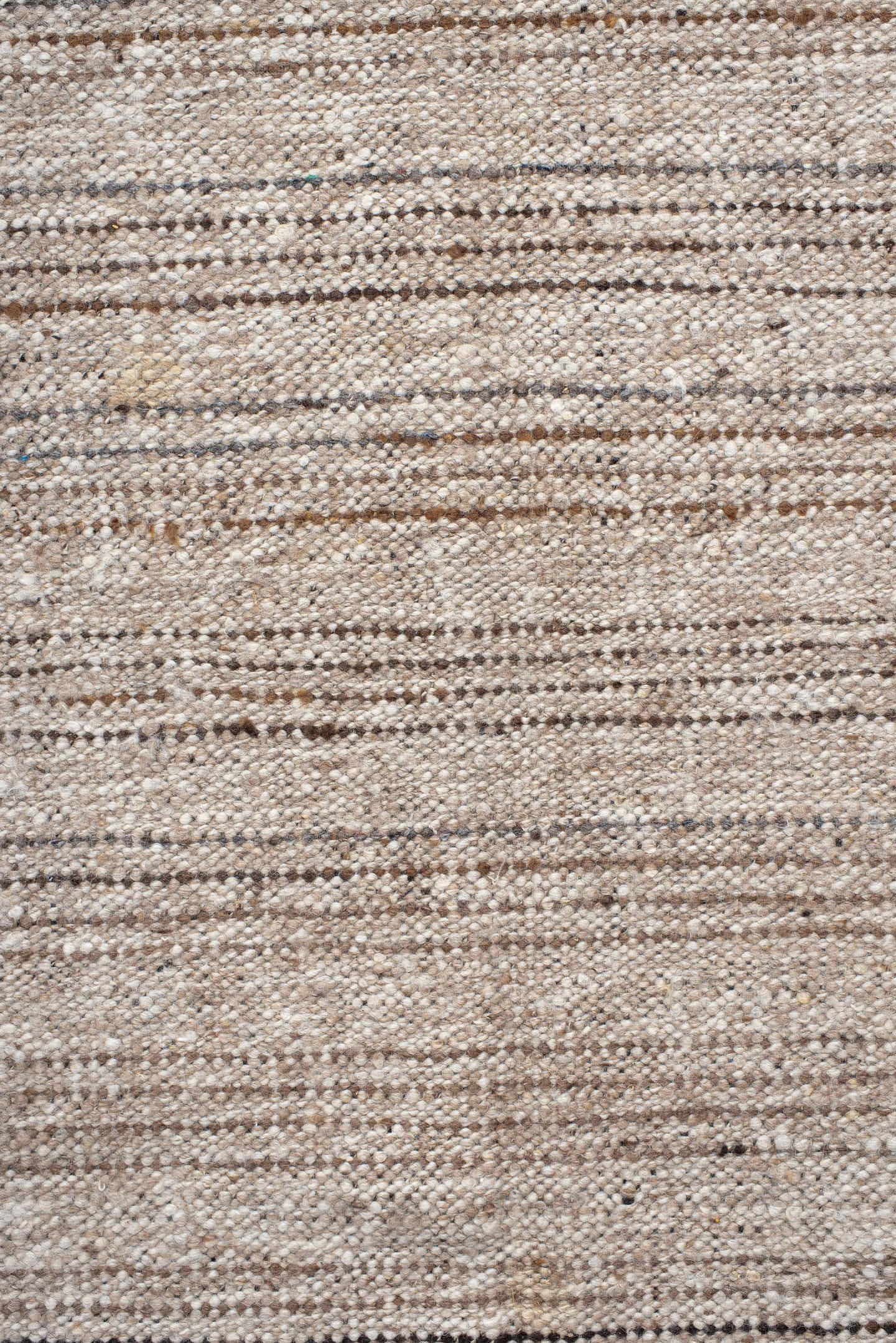 9' x 11' one-of-a-kind handmade vintage Kilim large size rug. Color palette: ivory, taupe, brown, camel, beige, gray