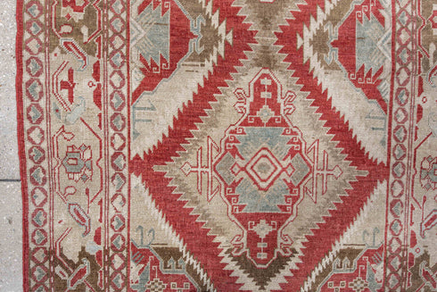 Antique Caucasian Area Rug (3' x 5')
