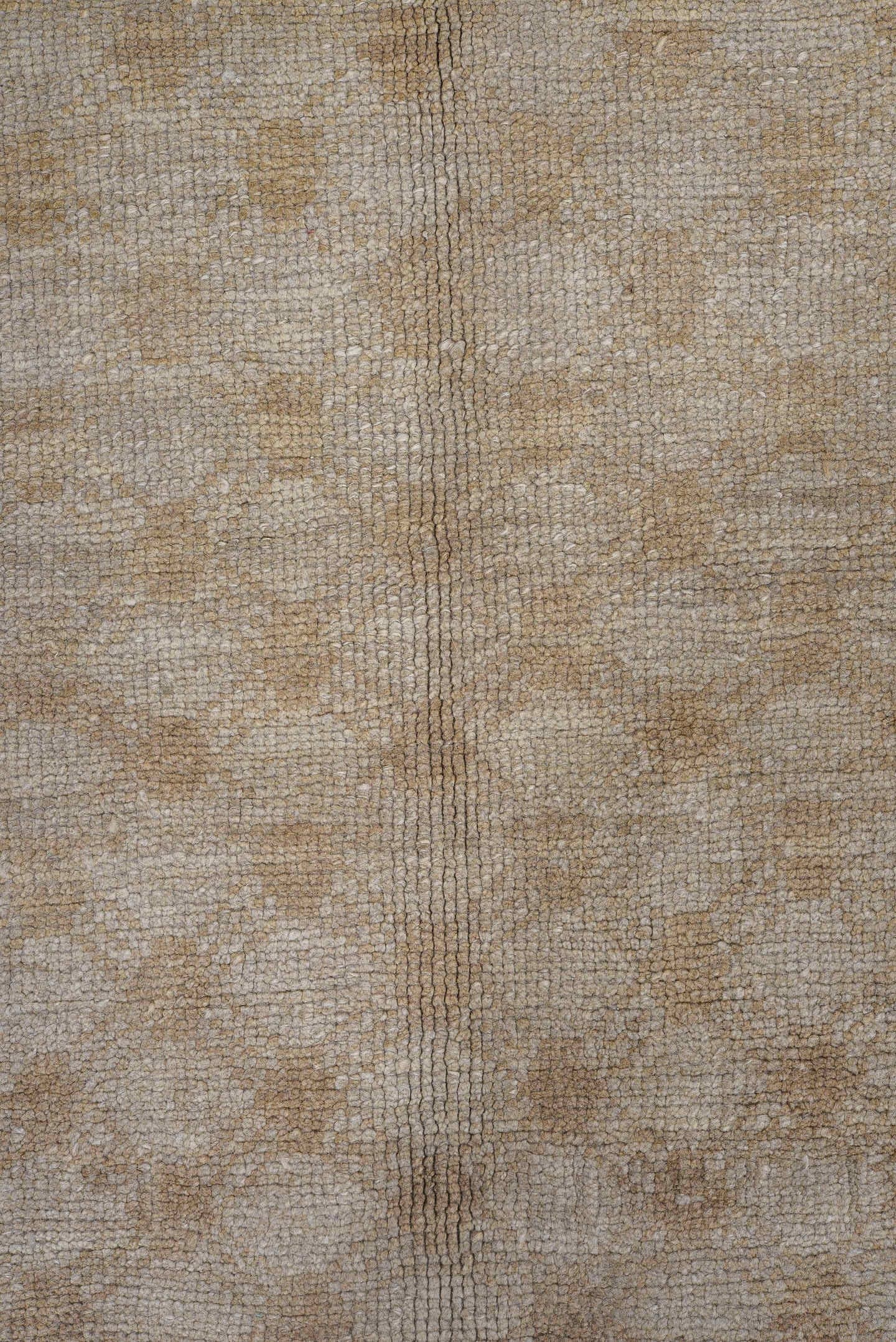 8' x 11' one-of-a-kind handmade antique Kars large size rug. Color palette: camel, ivory, taupe, beige, sand, gray