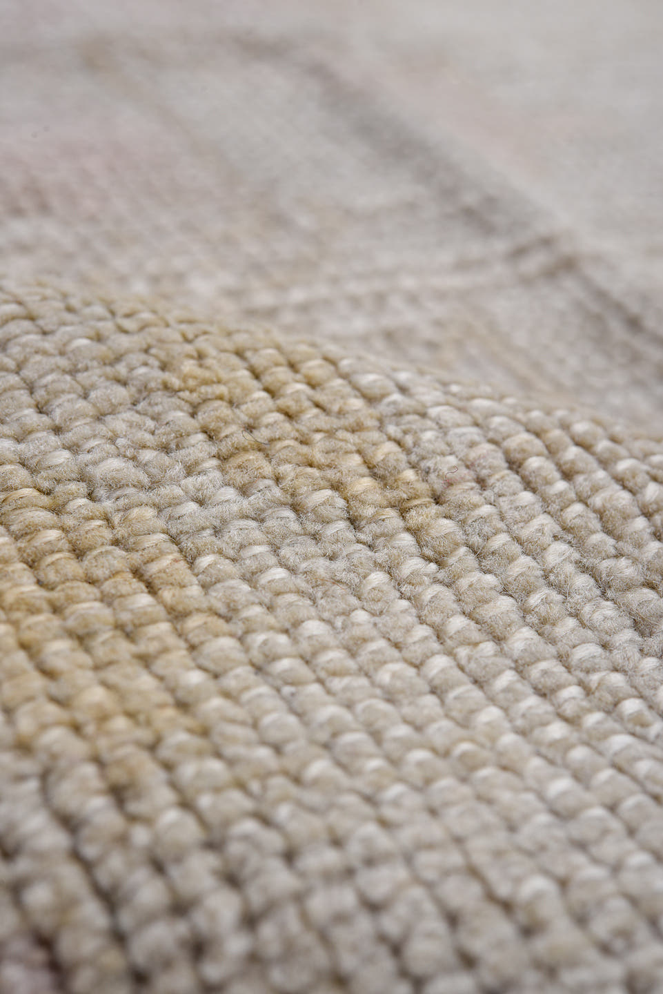 9' x 10' one-of-a-kind handmade antique Kars large size rug. Color palette: ivory, taupe, blush, camel, beige, rose, brown