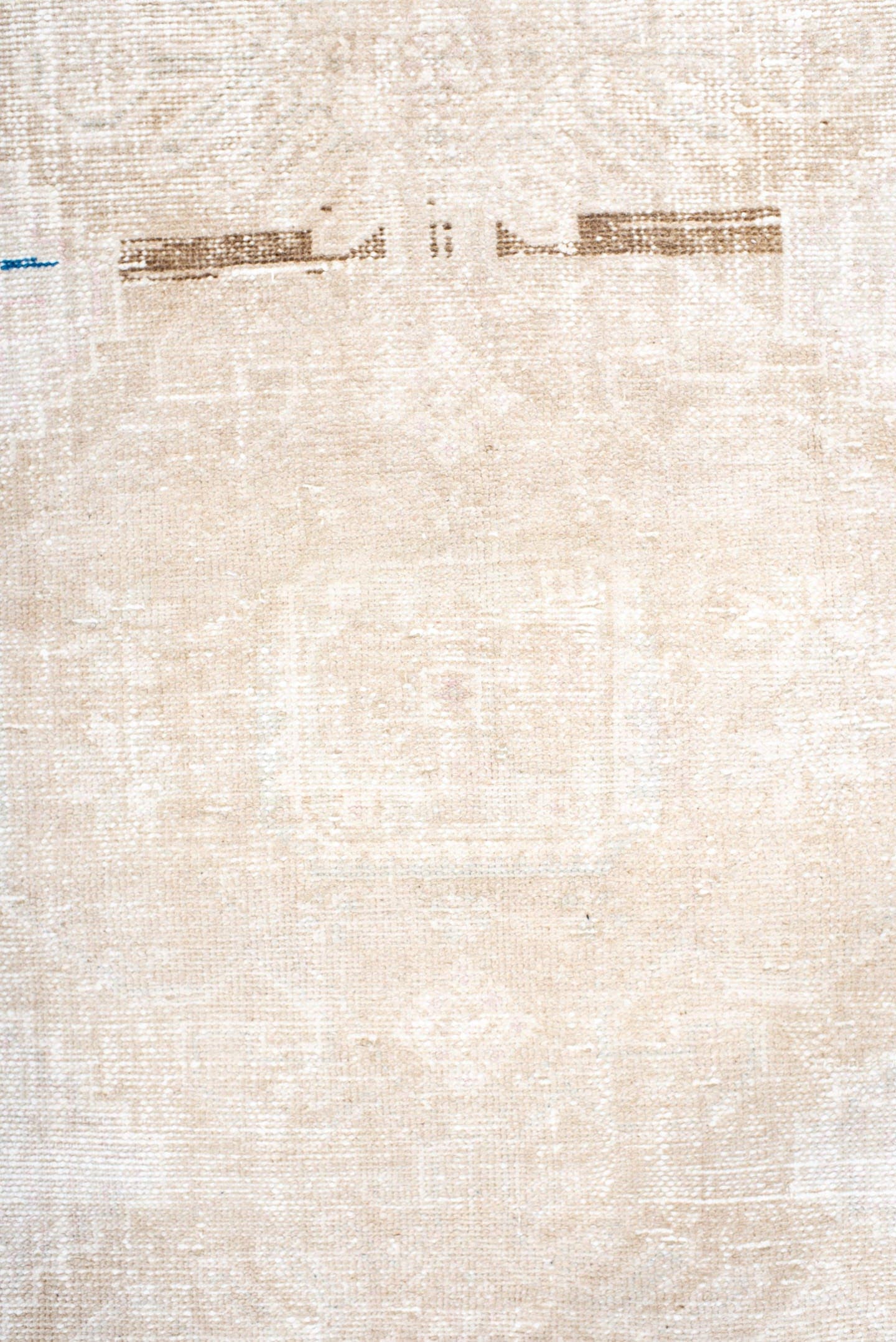 4' x 6' one-of-a-kind handmade antique Hamadan small size rug. Color palette: ivory, cream, beige, taupe, faint rose